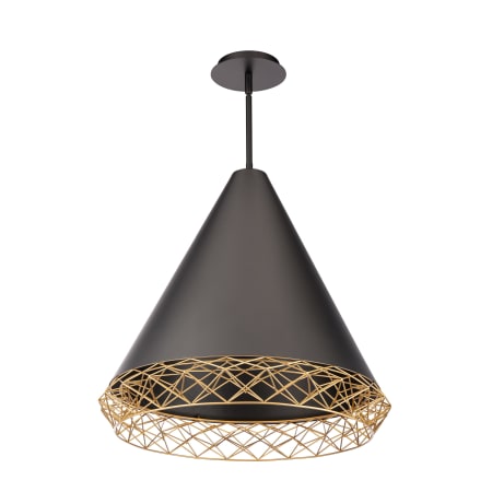 WAC Lighting Lacey 22" Wide 3000K LED Pendant Black Gold