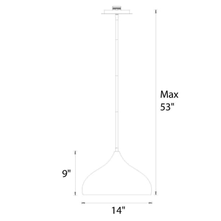 WAC Lighting-PD-52214-Line Drawing