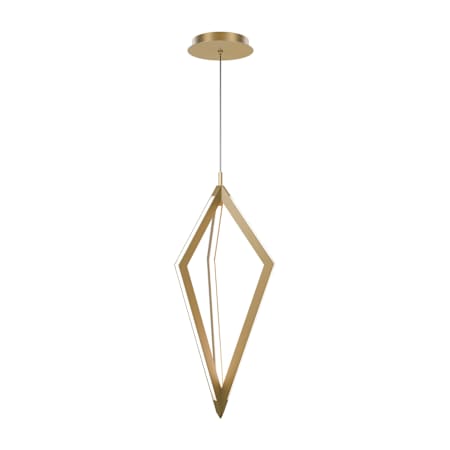WAC Lighting Tribeca 8" Wide LED Mini Pendant Aged Brass