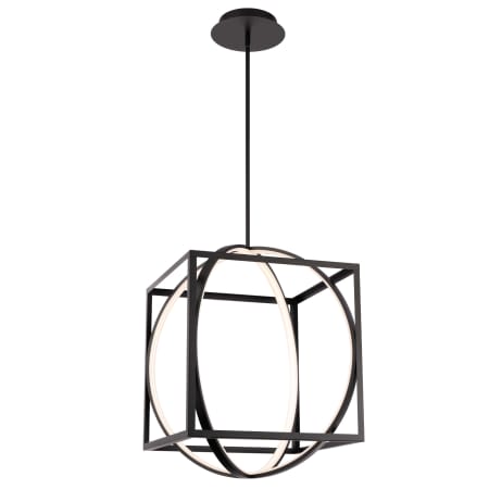 WAC Lighting Geometrix 19" Wide 3000K LED Pendant Black