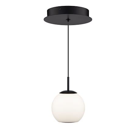 WAC Lighting Close Encounters 4" Wide LED Mini Pendant Black