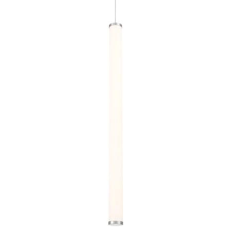 WAC Lighting Flare 37" Tall LED Mini Pendant Brushed Nickel
