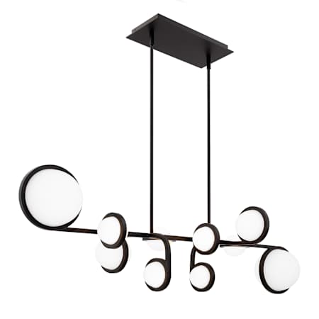 WAC Lighting Satalite 43" Wide LED Linear Pendant Black