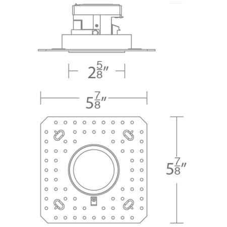 WAC Lighting-R2ARAL-N-Line Drawing