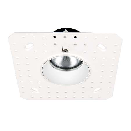 WAC Lighting Aether 2" Round Invisible Trim with LED Light Engine and 50° Flood Beam Spread White / 2700K / 90CRI