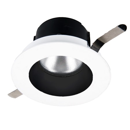 WAC Lighting Aether 2" Round Recessed Trim with LED Light Engine and 17° Spot Beam Spread Black White / 3500K / 85CRI