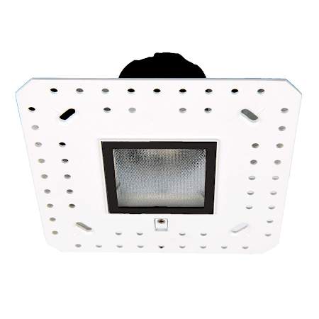 WAC Lighting Aether 2" Square Wall Wash Invisible Trim with LED Light Engine Black / 3000K / 90CRI