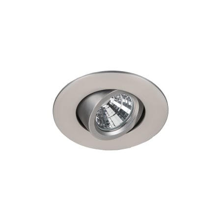 WAC Lighting Oculux 2" LED Adjustable Recessed Trim with New Construction / Remodel Convertible Housing and Flood Beam Spread Brushed Nickel / 3000K