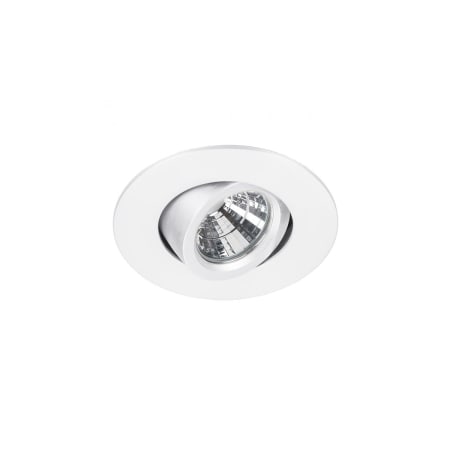 WAC Lighting Oculux 2" LED Adjustable Recessed Trim with New Construction / Remodel Convertible Housing and Spot Beam Spread White / 2700K