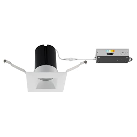 WAC Lighting Ion 3-1/2" Integrated LED Open Recessed Trim and Remodel Housing- IC Rated and Airtight White
