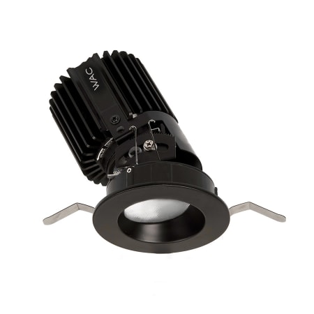 WAC Lighting Volta 2" Round Adjustable Trim with LED Light Engine and 35 Degree Flood Beam Spread Black / 2700K / 85CRI