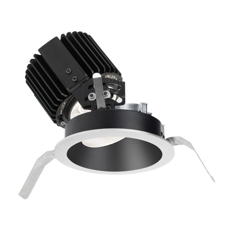 WAC Lighting Aether 3.5" Round Adjustable Trim with LED Light Engine and 15 Degree Spot Beam Spread Black White / 2700K / 85CRI