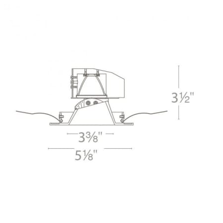 WAC Lighting-R3ASAT-NCC24-Line Drawing