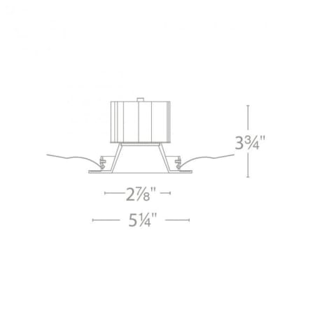 WAC Lighting-R3ASDT-NCC24-Line Drawing