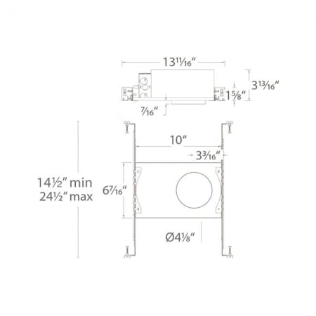 WAC Lighting-R3BNICA-10-Line Drawing