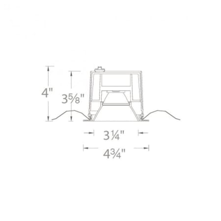 WAC Lighting-R3BRD-SWD-Line Drawing