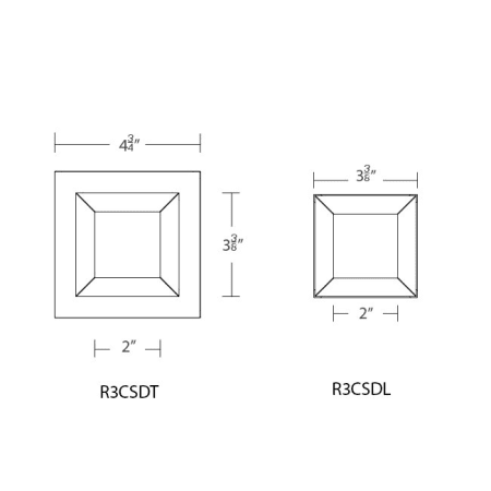 WAC Lighting-R3CSDL-Line Drawing
