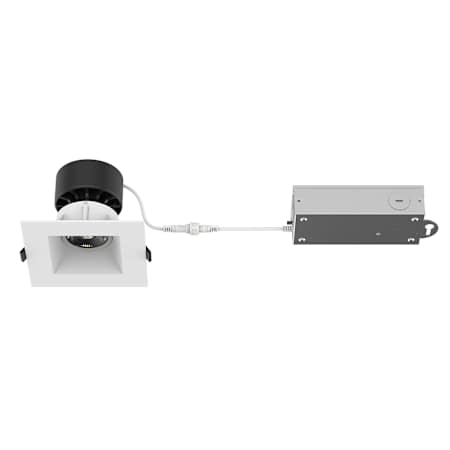 WAC Lighting Kenric 3" Integrated LED Open Recessed Trim and Remodel Housing- IC Rated and Airtight White