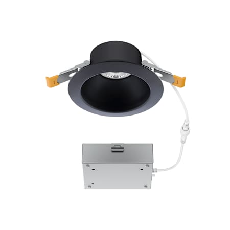 WAC Lighting Pop-in 5" Integrated LED Shower Recessed Trim and Remodel Housing- IC Rated and Airtight Black