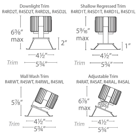 WAC Lighting-R4RAL-F-Line Drawing