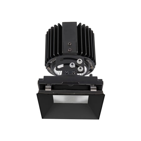 WAC Lighting Volta 4.5" Square Invisible Adjustable Trim with LED Light Engine and 25 Degree Narrow Beam Spread Black / 2700K / 85CRI