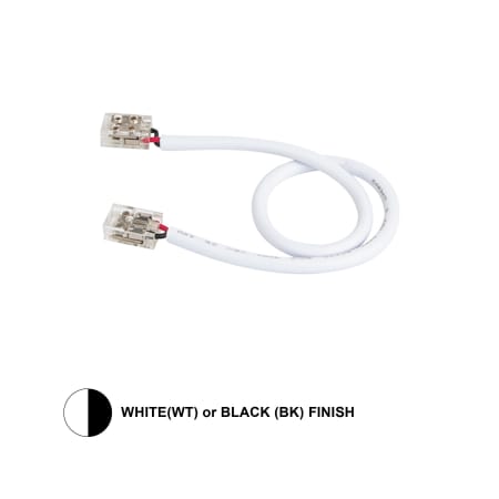 WAC Lighting InvisiLED Basics 6ft. In-Wall Rated Joiner Cable Black