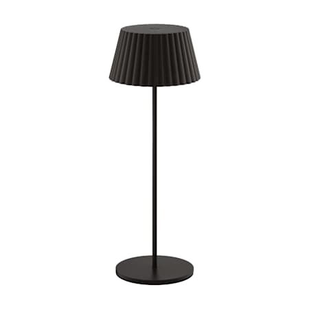 WAC Lighting Pleat 15" Tall LED Buffet Table Lamp Black