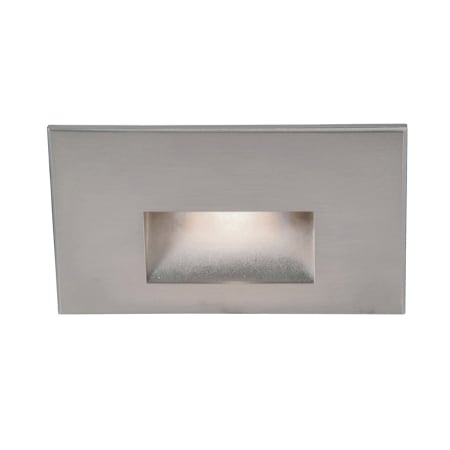 WAC Lighting LEDme 5" Wide LED Step and Wall Light with Lens Color Options - 120 Volt Stainless Steel / Blue Lens