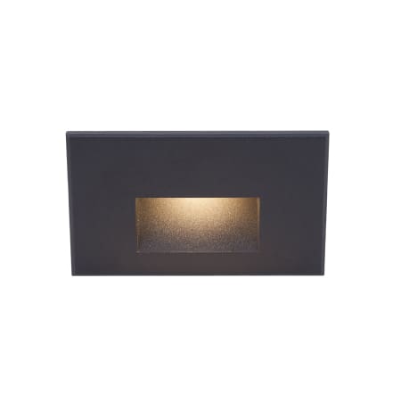 WAC Lighting LEDme 5" Wide LED Step and Wall Light with Lens Color Options - 120 Volt Black / Red Lens
