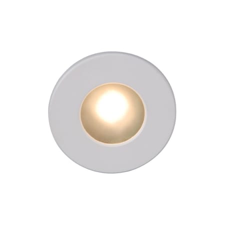 WAC Lighting LEDme 4" Tall LED Step and Wall Light with Clear Lens - 120 Volt White