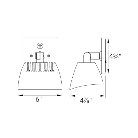 WAC Lighting-WP-LED335-30-Line Drawing