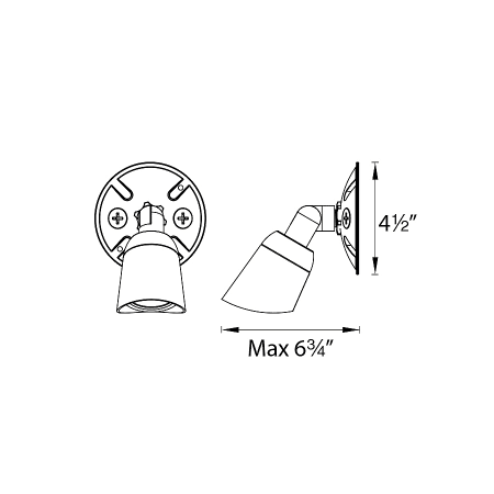 WAC Lighting-WP-LED415-30-Line Drawing