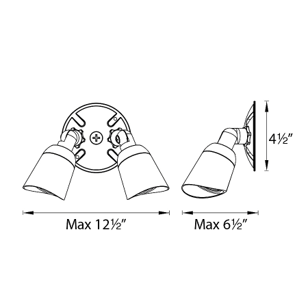 WAC Lighting-WP-LED430-30-Line Drawing