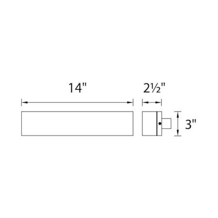 WAC Lighting-WS-10614-Line Drawing
