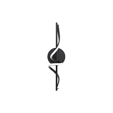 WAC Lighting Corkscrew 6" Wide LED Bath Bar Black