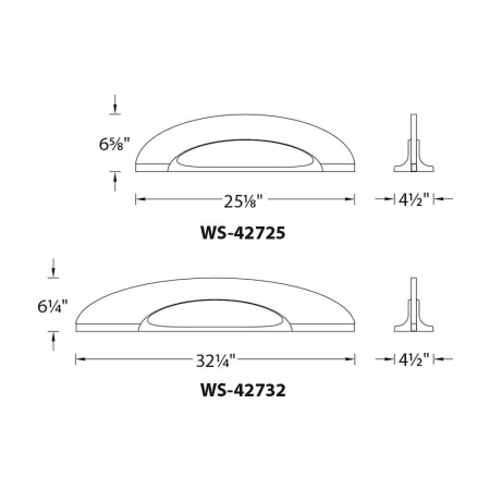 WAC Lighting-WS-42725-Line Drawing
