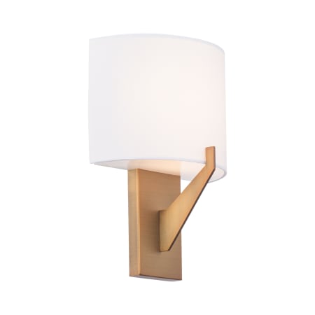 WAC Lighting Fitzgerald 11" Tall LED Wall Sconce Set to 3500K Aged Brass