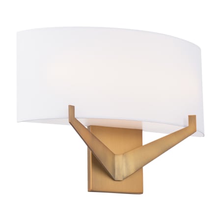 WAC Lighting Fitzgerald 16" Wide LED Wall Sconce Set to 2700K Aged Brass