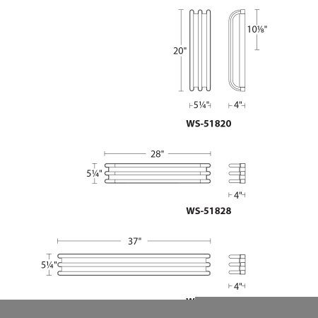 WAC Lighting-WS-51828-Line Drawing
