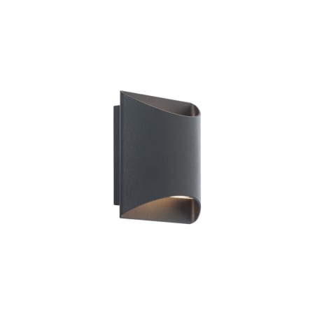 WAC Lighting Duet 2 Light 6" Tall LED Wall Sconce - Set to 3500K Black