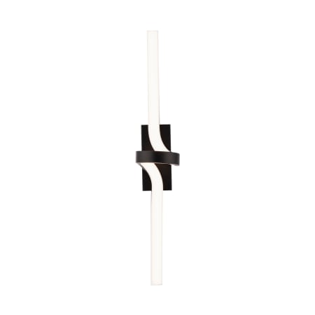 WAC Lighting Loophole 26" Tall Switchable Color Temperature LED Bath Bar - Set to 3000K Black
