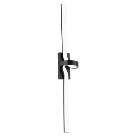 WAC Lighting Loophole 34" Tall Switchable Color Temperature LED Bath Bar - Set to 3000K Black