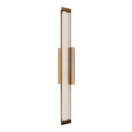 WAC Lighting Boulevard 3" Wide LED Bath Bar Aged Brass