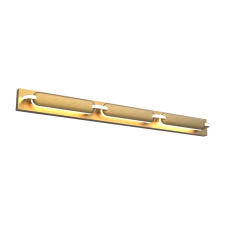 WAC Lighting Spectacle 35" Wide LED Bath Bar Aged Brass