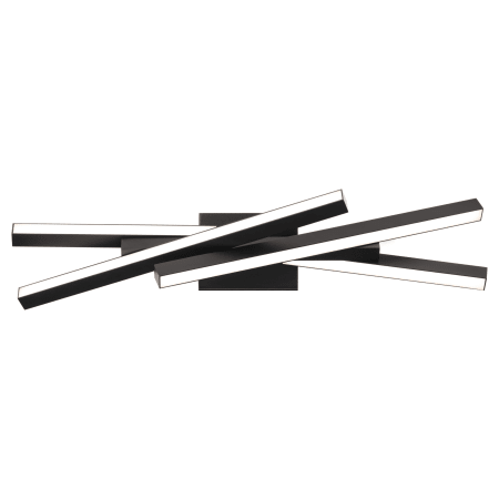 WAC Lighting Parallax 27" Wide Switchable Color Temperature LED Bath Bar - Set to 2700K Black