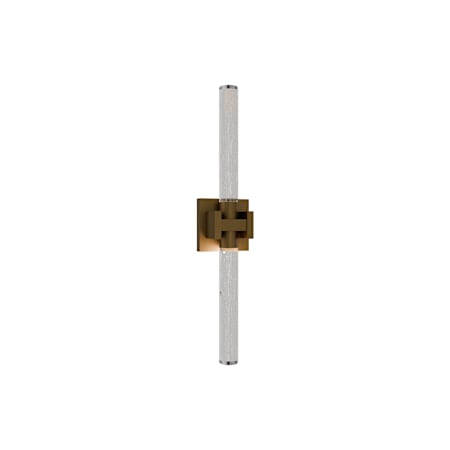 WAC Lighting Ripple 2 Light 5" Wide LED Bath Bar Aged Brass
