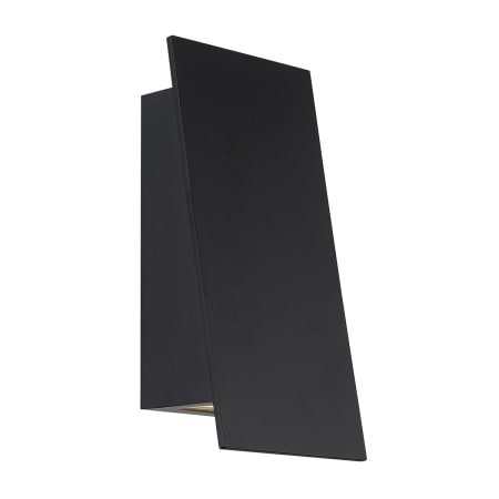 WAC Lighting Slant 11" Tall LED Outdoor Wall Sconce Black