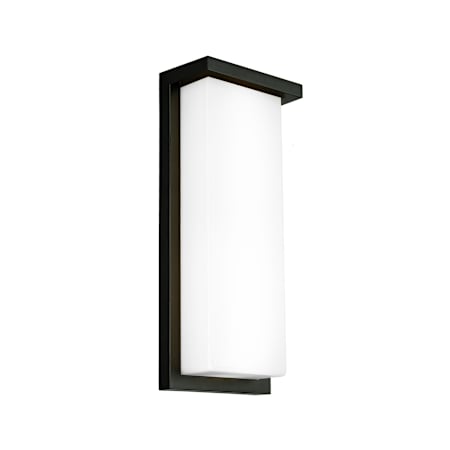 WAC Lighting Vega 14" Tall LED Outdoor Wall Sconce Black