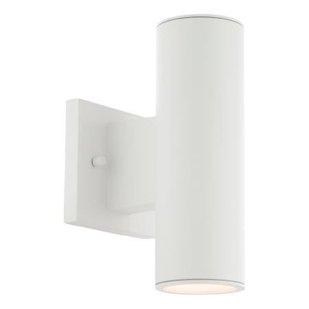 WAC Lighting Cylinder Single Light 9-1/2" Tall LED Outdoor Wall Sconce White