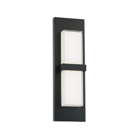 WAC Lighting Bandeau 16" Tall LED Outdoor Wall Sconce Set to 3500K Black